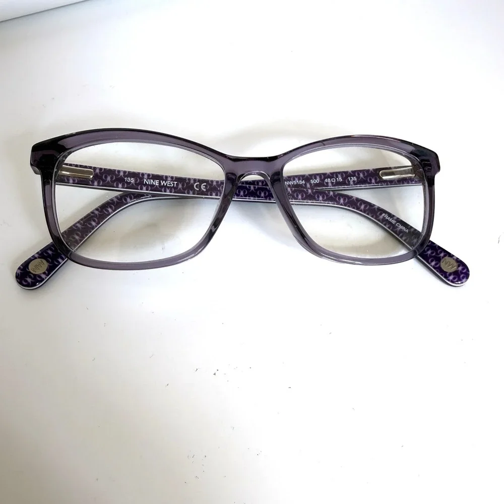 Nine West NW5184 Kids Eyeglasses Frames Purple 48-15-135 w/ Case Frame Only